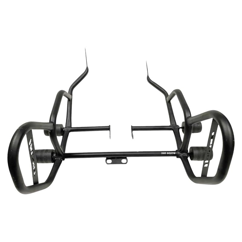 Image of Dhe Best Bike Heavy-Duty Premium Crash Guard /Leg Guard Black Suitable for Honda CB Hornet 160R
