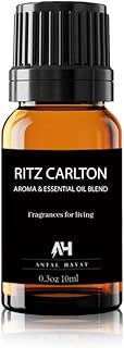 Hotel Diffuser Oil Inspired by The Ritz Carlton Hotel - Essential Oils for Humidifiers and Waterless Diffusers - Ritz Carlton Scent Diffuser Oil - Hotel Scents for Home - 10mL Glass Bottle & Dropper