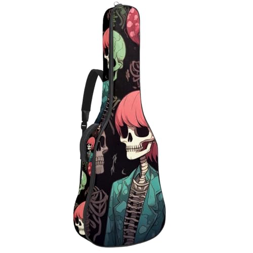 Housse guitare acoustique imperméable en tissu Oxford avec rembourrage éponge épaisse