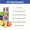4C Energy Rush PSD with Electrolytes 18ct Variety Pack Stix (Lemonade/Strawberry/Grape - 6 of each stix)
