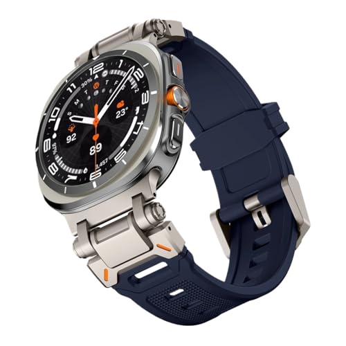 Bracelet Samsung Galaxy Ultra 47mm résolvant le jeu du boîtier via son silicone sans espaces