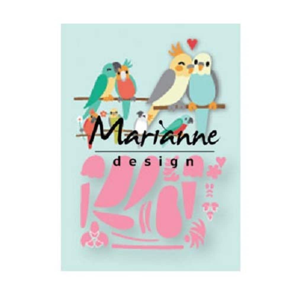 Marianne Design Pink Mdcol1465 Cutting Die, Metal, Medium