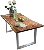 Leicht kombinierbar – Das zeitlose Design sorgt dafür, dass der Holztisch auch morgen noch zeitgemäß und modisch wirkt. Dieser edle Tisch lässt sich problemlos mit verschiedenen Möbelstücken und Einrichtungsstilen kombinieren.