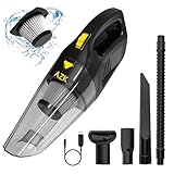 Picture of AZHZOLSK AZK Dust Busters Upgraded Hand held Vacuum Cordless Rechargeable and Portable Handheld Vacuums 12000Pa-16500Pa High Power for Car, Home, Office, Pet Hair Travel Cleaning Wet and Dry Use