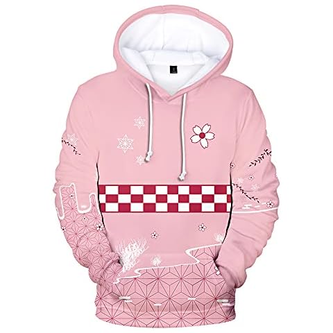 Silver Basic Women's Fashion 3D Printed Hoodie for TV Fans Clothes Nezuko Zenitsu Kimono Jacket XXS, 03Kamado Nezuko-2 Cover