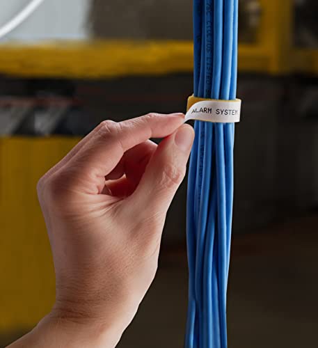 Brady (M21-750-414) BradyGrip bedruckbares Klettband für BMP21-PLUS; BMP21-LAB; BMP21 19.05 mm x 3.048 m Schwarz auf Weiß