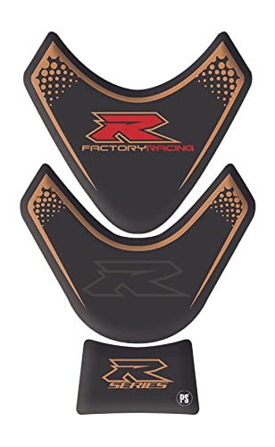 Protège-réservoir moto GSXR 1000 or idéal pour sorties de route