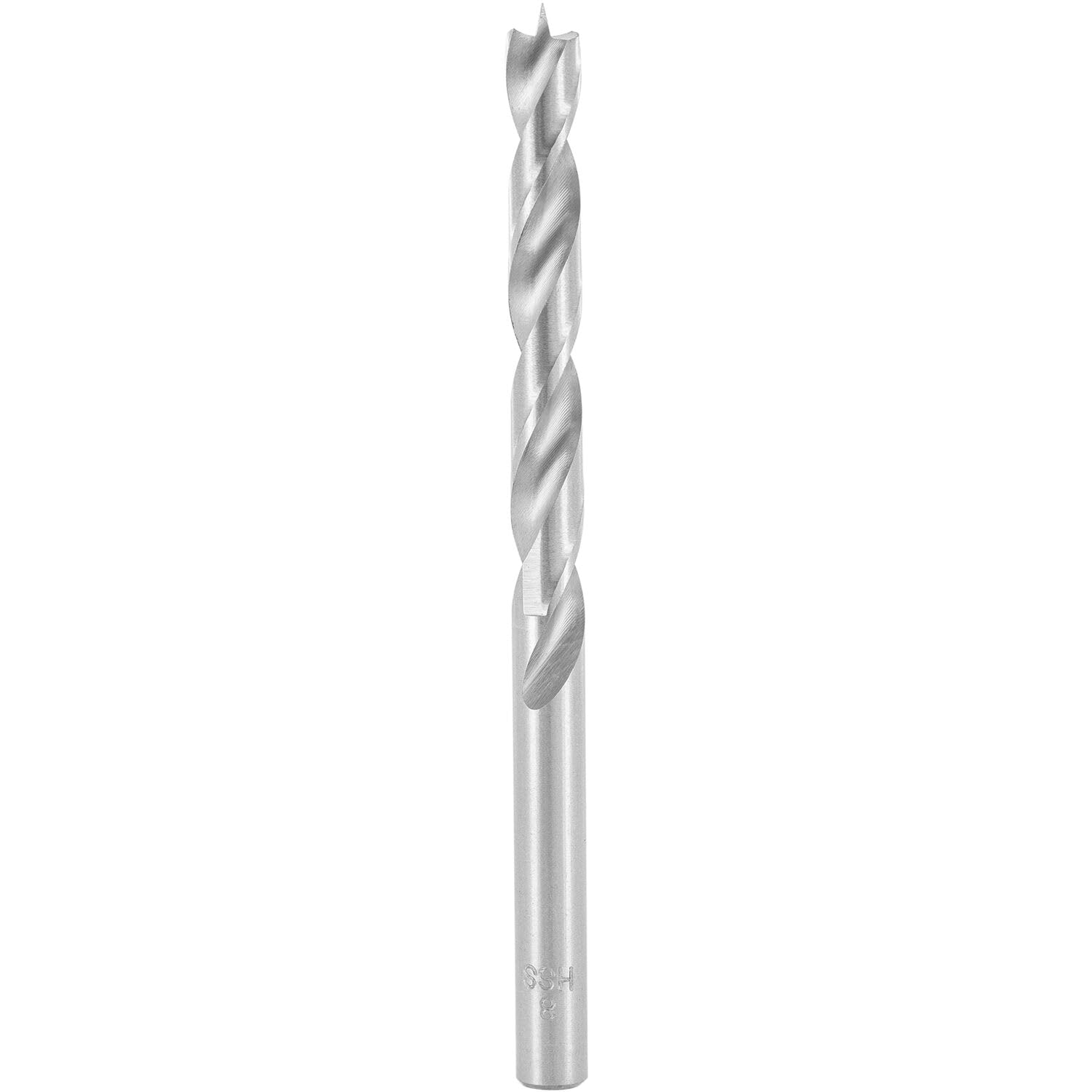 ENT 50030 Lot De 5 Forets à Bois HSS-G Premium 3mm - Pointe Centrage, Coupe Épaule, Longueur Travail 30mm - Qualité Professionnelle