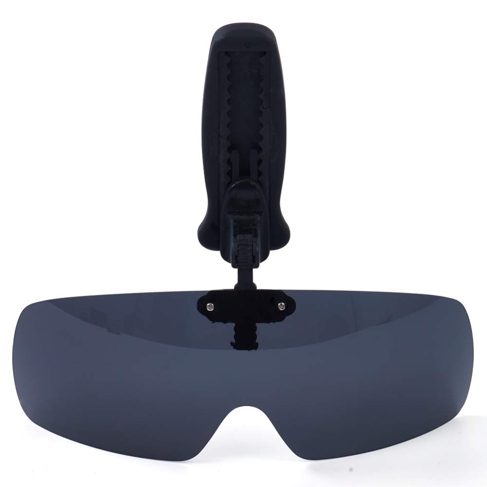 Sponsored Ad – Polarized Clip On Sunglasses Fit Over Prescription Glasses UV Protection Cap Sunglasses Men or Women