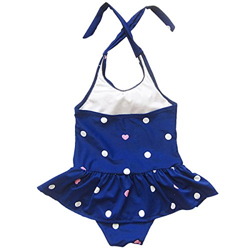 Image of Jastore Girls Swimwear One Piece Swimsuits Beach Wear with Headband