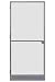 Produktbild Schellenberg 70096 Fliegengitter Balkontür, Insektenschutz Tür Premium, Aluminium Rahmen, Fiberglas-Gewebe, 120 x 240 cm, anthrazit