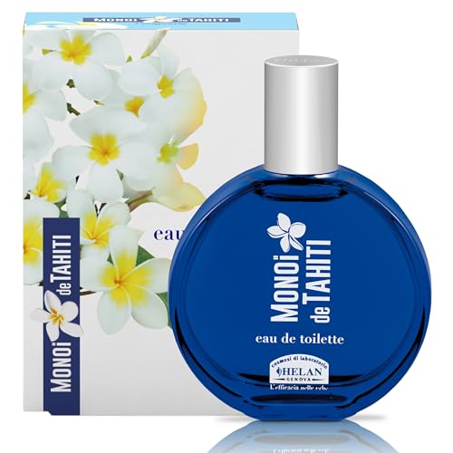 Helan, Monoi de Tahiti - Parfum Femme, Eau de Toilette pour Peau et Cheveux - Parfums Femme pour...