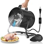 Hotte portable YOZON de 8 po, ventilateur d'extraction de cuisine avec interrupteur, hotte de bureau, ventilation de cuisine efficace de 455 CFM, angle ajustable à 120°, 8 filtres à charbon actif pour BBQ/camping/VR