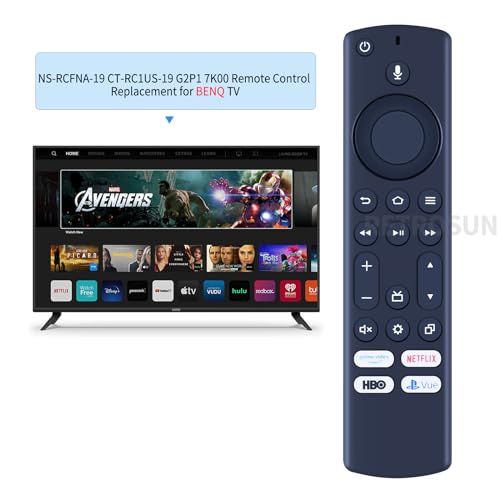 Novo controle remoto de substituição de voz NS-RCFNA-19 CT-RC1US-19 adequado para televisores Insign