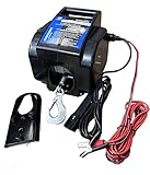 12V Electric Winch Boat Trailer Recovery Winch Puller - Versatile to Use Can Attach to a Tow Hitch and Pull All Kinds of Vehicles and Equipment