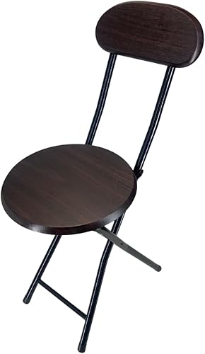 Miniatura 6 de MOON FLOWER Silla plegable portátil con respaldo y asiento de madera  Ideal para picnic, viajes de campamento o eventos al aire libre