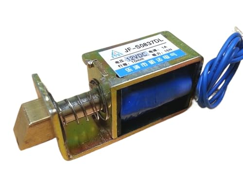 2PC JF-S0837DL DC 6V 12V 24V Open Frame Type Solenoid for Electric Door Lock (12V)