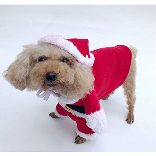 Disfraz Navidad para Perro y Gato Santa L miniatura 4