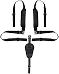 Universal 5 Point High Chair Straps,Adjustable Baby Safety Harness Strapswith Shoulder Pads and Guarding Pad for Pushchair/Stroller/Pram/Buggy