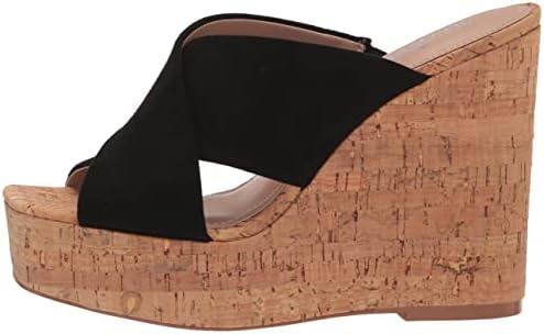 Charles by Charles David Women's Duo Wedge Sandal, Black, 7.5 | Image 7