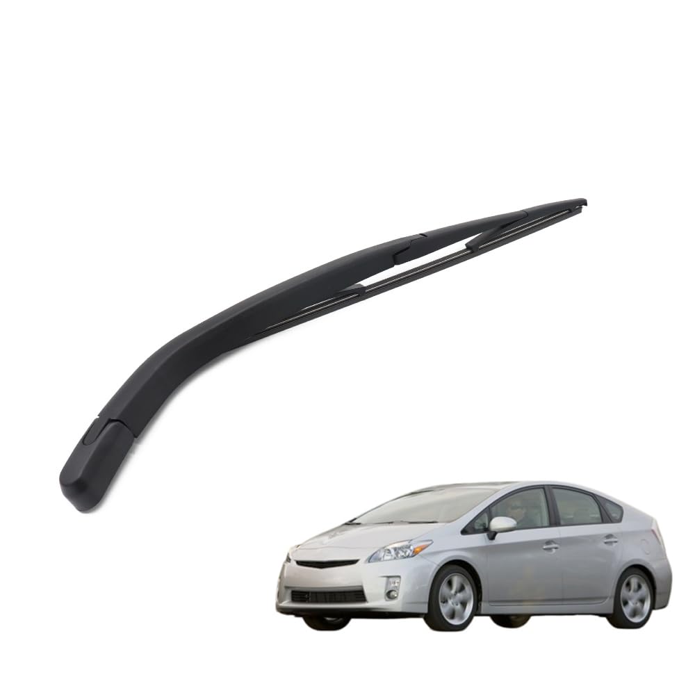 AMHVMU Rear Windscreen Wiper Blade Arm Set Fit For Toyota PRIUS 2000-