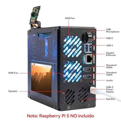 Caja Mini PC Pironman 5 Pro Max para solucionar problemas de almacenamiento en Raspberry Pi 5 3