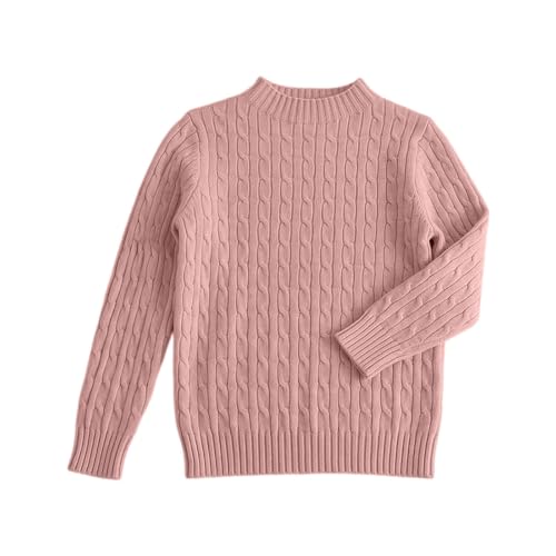 Girls Sweaters Long Sleeve Crewneck Ribbed Knit Blouses Pink 12-18 Months - image 2
