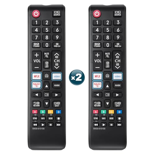 Replacement-for-Samsung-TV-Remote-Control, Universal Smart-Remote-for-Samsung 4K LCD LED QLED UHD FHD HD HDR Crystal Smart TV(2 Pack) - Image 7