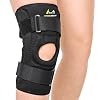 BraceAbility Patella Stabilizing Chondromalacia Knee Brace - Patellofemoral Pain Syndrome U-Shaped Stabilizer Supports Sides of Kneecap for Patellar Tendonitis, Torn Meniscus, Arthritis Support L