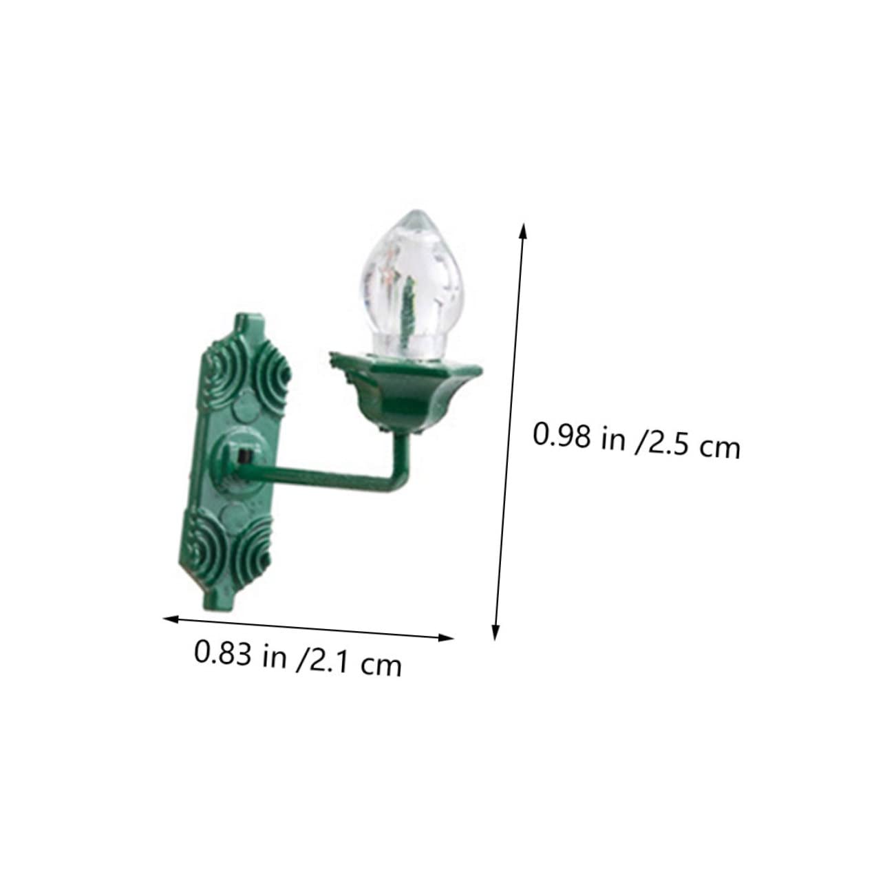 VICASKY 25Pcs Miniature Wall Lamp Decor Micro Landscape Lighting for Houses Unique DIY Furniture Ornaments Craft Enthusiasts