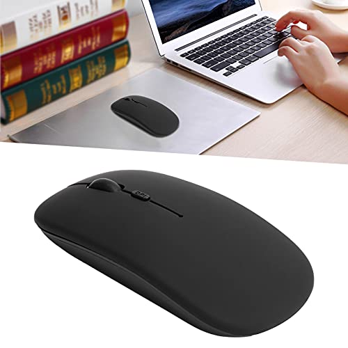 Maus Schwarz Wireless Bluetooth 5.0 Silent Office für OS X/Mi/Samsung Laptop-Tablets Stummschaltung der Maus Genaue Verfolgung Leicht und Tragbar Schwarz Geeignet für Schlafzimmer – Bild 6