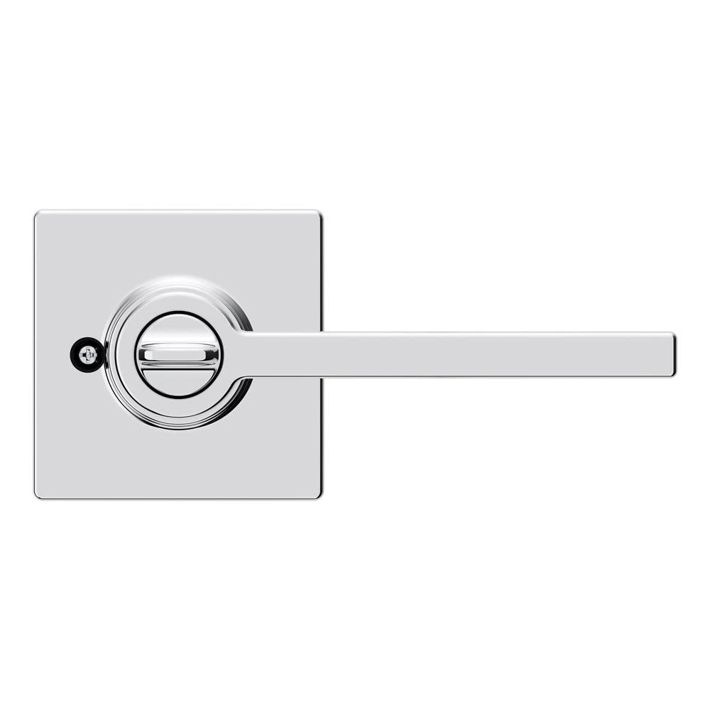 Kwikset Casey Privacy Door Lever for Bedroom/Bathroom Door in Polished