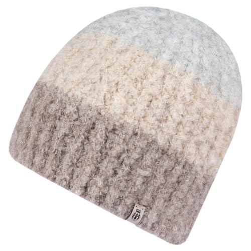 Bonnet et écharpe Roeckl Cosy Bouclé New ensemble d'accessoires d'hiver femmes gris
