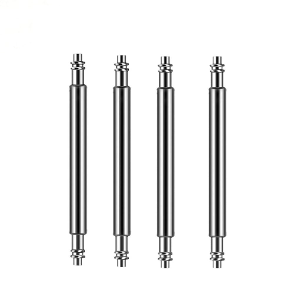 Generic4 Pack Heavy Duty Fat Spring Bar, 2.0mm Diameter, 18mm 20mm 22mm 24mm 26mm Strap Link Pins, Stainless Steel Watch Bracelet Pins