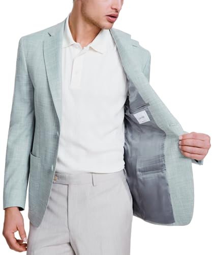 Calvin Klein Mens Slim fit Sport Coat Blazer 40 R Mint Green4
