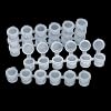 30 Vasetti Di Vernice Vuoti Da 5 Ml In PP Trasparente – Strisce Con Coperchi – Per Acquerelli E Hobby - 3