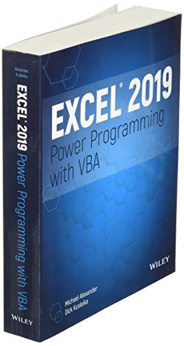 Excel 2019 Power Programming with VBA