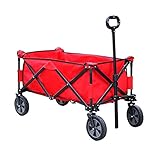 allrad wohnmobil offroad kaufen ★ 【Design ist angemessen】: Der Griff des Klappwagens kann die Länge und den Winkel anpassen, um den Komfort des Gebrauchsprozesses zu gewährleisten. Das 17 cm 360 ° Universalrad hat starken Grip und kann problemlos mit verschiedenen Straßenoberflächen umgehen.