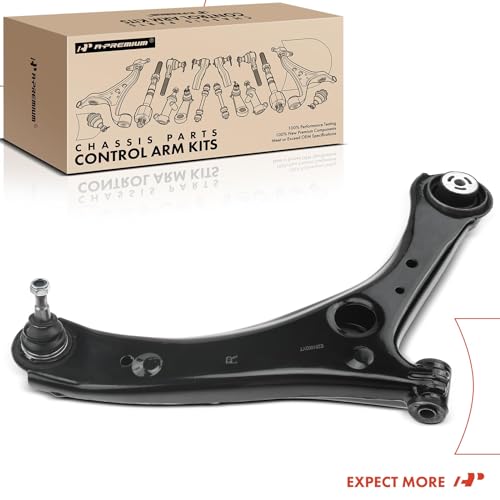 A-Premium Front Right Lower Control Arm, with Ball Joint & Bushing, Compatible with Dodge Grand Caravan 08-20, Chrysler Town & Country 08-16, Volkswagen Routan 09-14, Ram C/V 12-15 by A-Premium - Image 8