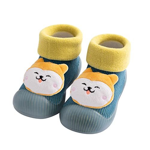 Toddler Robe And Slippers Boys Sole Baby Slipper Kids Patchwork Rubber Girls Warm Boys Slide Sandals Big Kid3