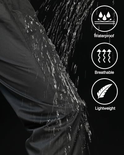 iCreek Herren Regenhose wasserdicht für Outdoor-Aktivitäten