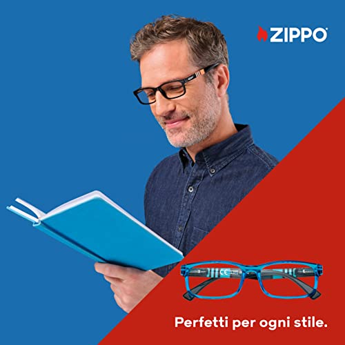 Zippo Occhiali Lettura Azzurri Deco +3.00 B25 - 5