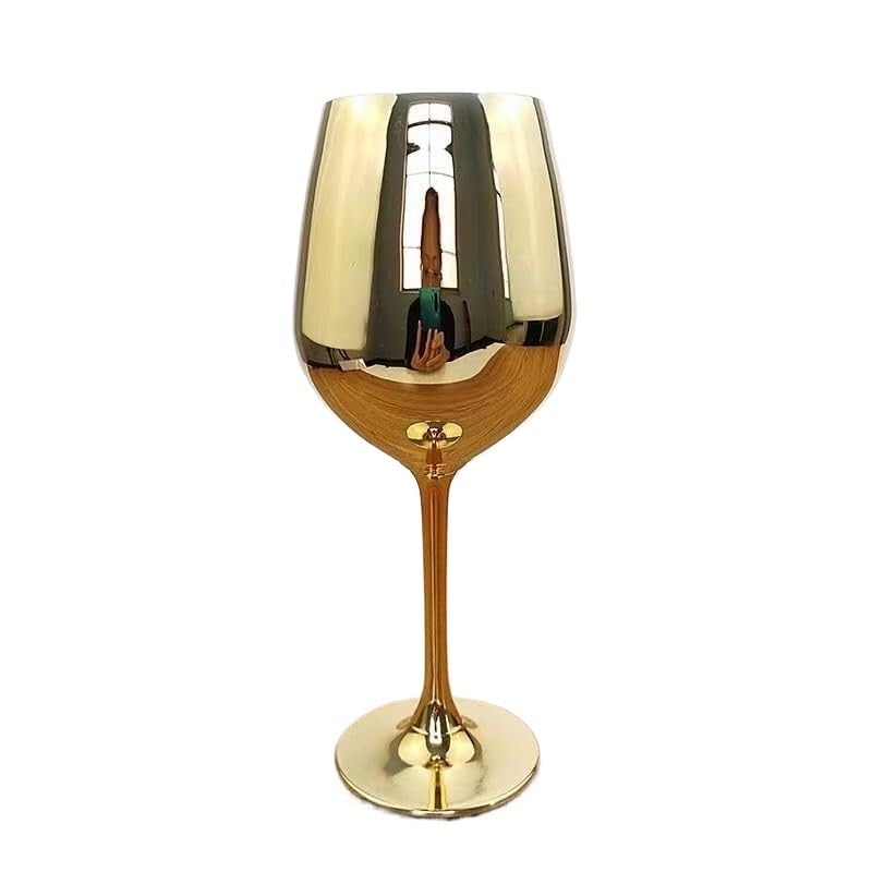 Verres à vin rouge en acier incassables goblet cristal décoration maison