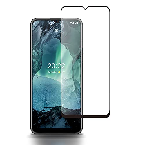 ROVLAK Protector Pantalla Compatible con Nokia G11 Cristal Templado Vidrio Full Coverage 9H Antiarañazos Tempered Glass Screen Protector para Nokia G11 - Negro