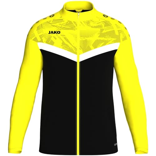 Veste en polyester JAKO unisexe noir/jaune L pour le sport