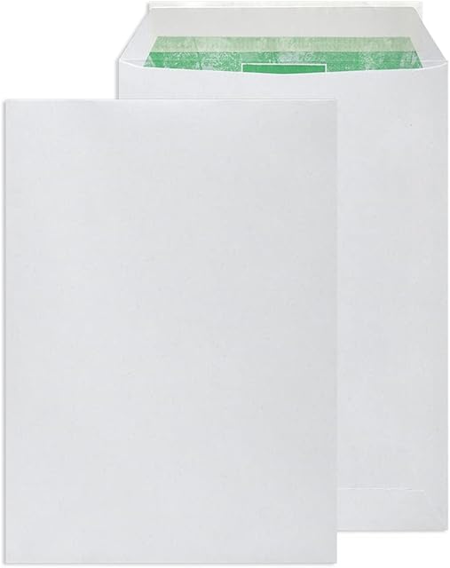 Bong Basildon Bond C5 Recycled White 120gsm Peel & Seal Pocket, Pack 25 Envelopes R10047