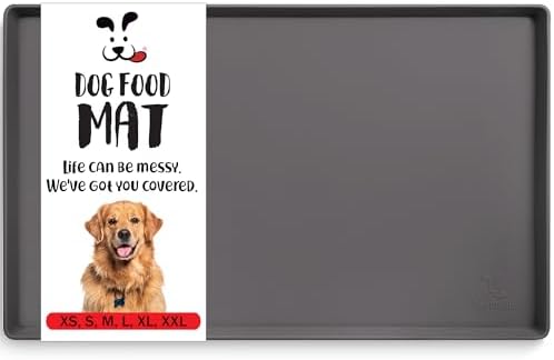 DogBuddy Dog Food Mat – Waterproof Dog Bowl Mat for Food and Wate...