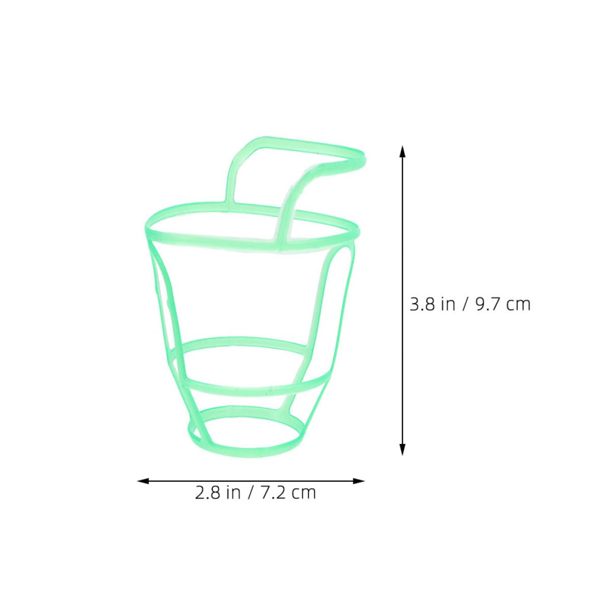 Filet Suspendu Vert Clair en Plastique pour Bouteille de Perfusion, 10pcs, Protection Anti-gouttes, Facile à Nettoyer, pour Usage Ambulatoire