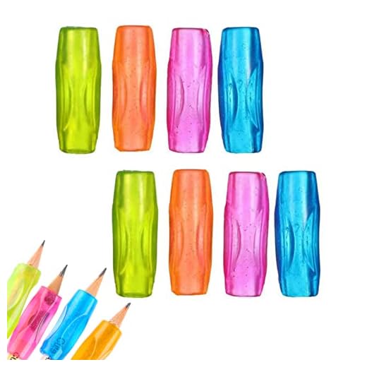 Agarre Lapiz Niños,Adaptador Lapiz Para Niños,Agarre de Lápiz,Adaptador Lapiz para Niños,Soporte de Lápiz de Niños Herramienta de Corrección de Postura de Escritura para Lápices,8 PCS