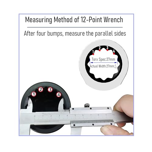FOCMKEAS 27mm Flex-Head Ratcheting Combination Wrench Metric 72 Teeth 12 Point Ratchet Box Ended and Open End Spanner Tools, Flexible Head Gear Wrench, Heat-Treated CR-V - Image 4